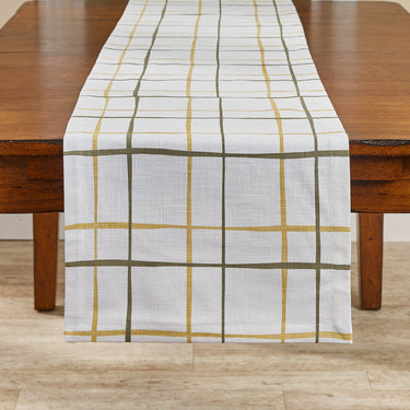Phoenix Plaid Table Runner 72